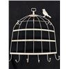 Image 2 : Cool Red British Telephone Booth Chalkboard, Metal Birdcage Key Holder and Vintage Wooden Cooper Bar