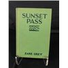 Image 2 : 2 Vintage Hard Covered Books Sunset Pass and a Child's Garden of Verses