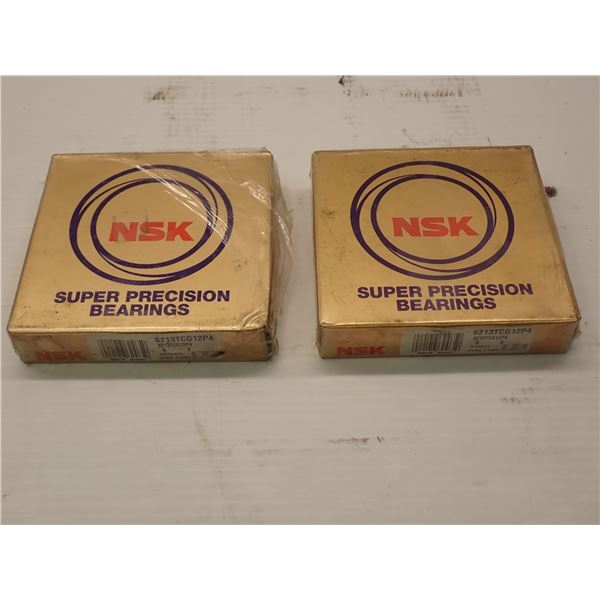 (2) NSK Bearing # 6213TCG12P4