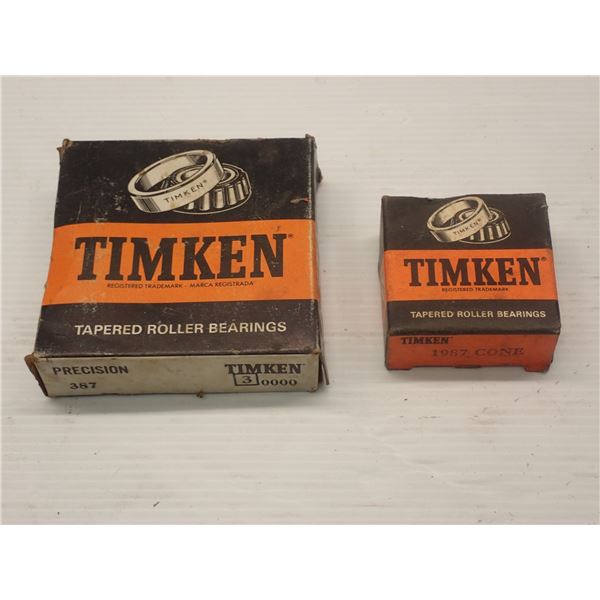 Lot Of (2) Timken Bearings