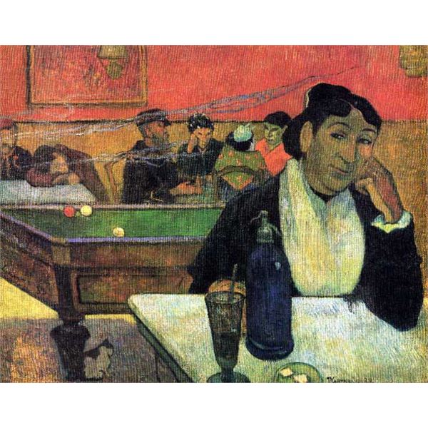 Paul Gauguin - Madame Ginoux in Cafe