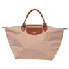 Image 1 : Longchamp Light Pink Nylon Convertible Medium Tote Bag