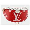 Image 1 : Louis Vuitton Red Multicolor Giant Monogram Canvas Leather Limited Edition Bum B