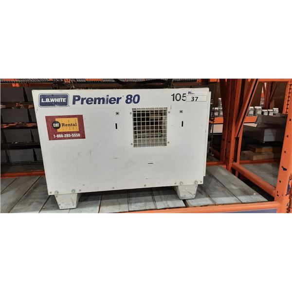 L.B. WHITE PREMIER 80 TEMPORARY PROPANE JOBSITE HEATER