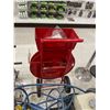 Image 2 : SAMUEL RED METAL MOBILE INDUSTRIAL BANDING CART ( TOOLING NOT INCLUDED )