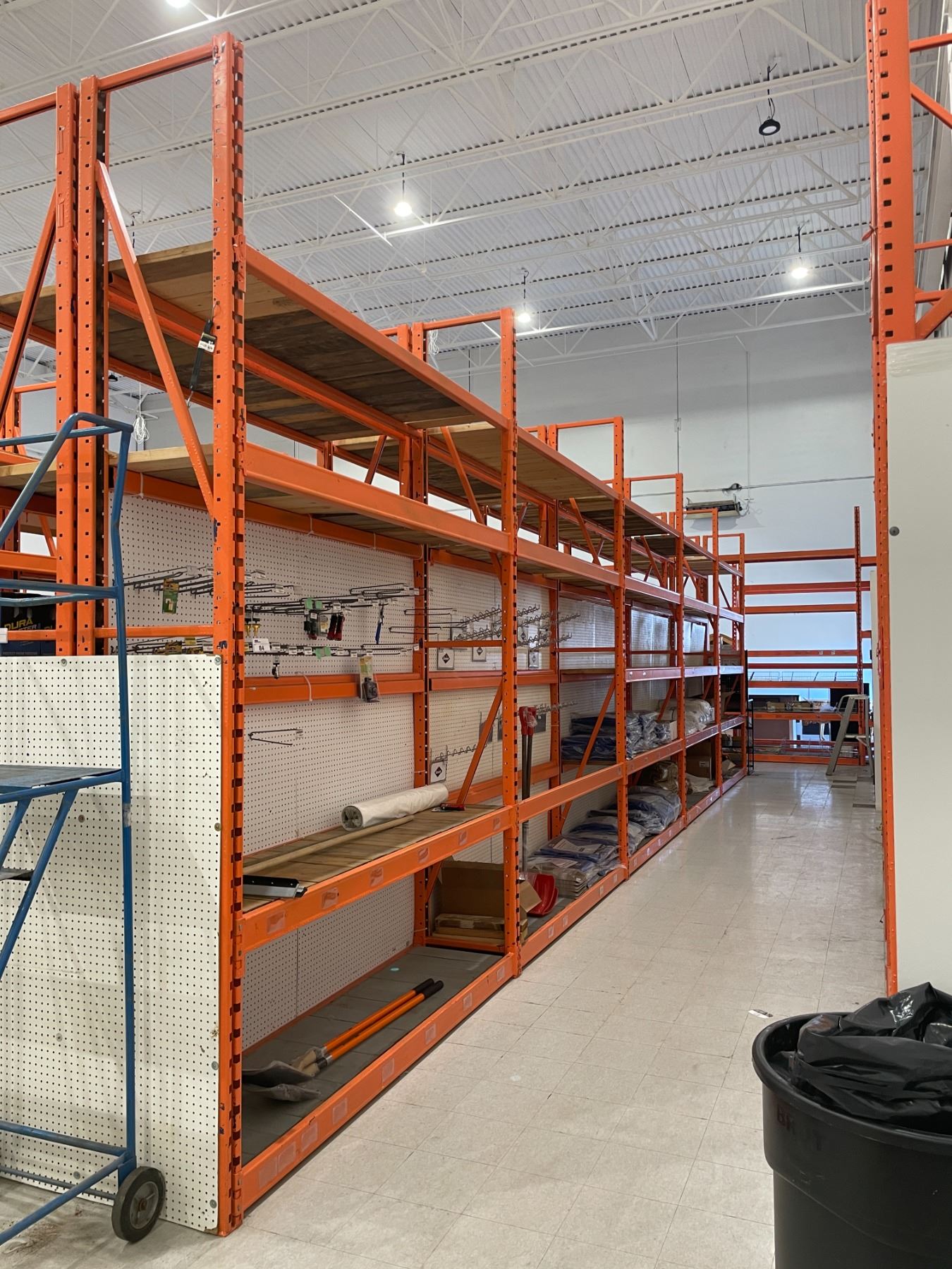 Orange Racking Parts 10 BAYS OF ORANGE 12' TALL 24