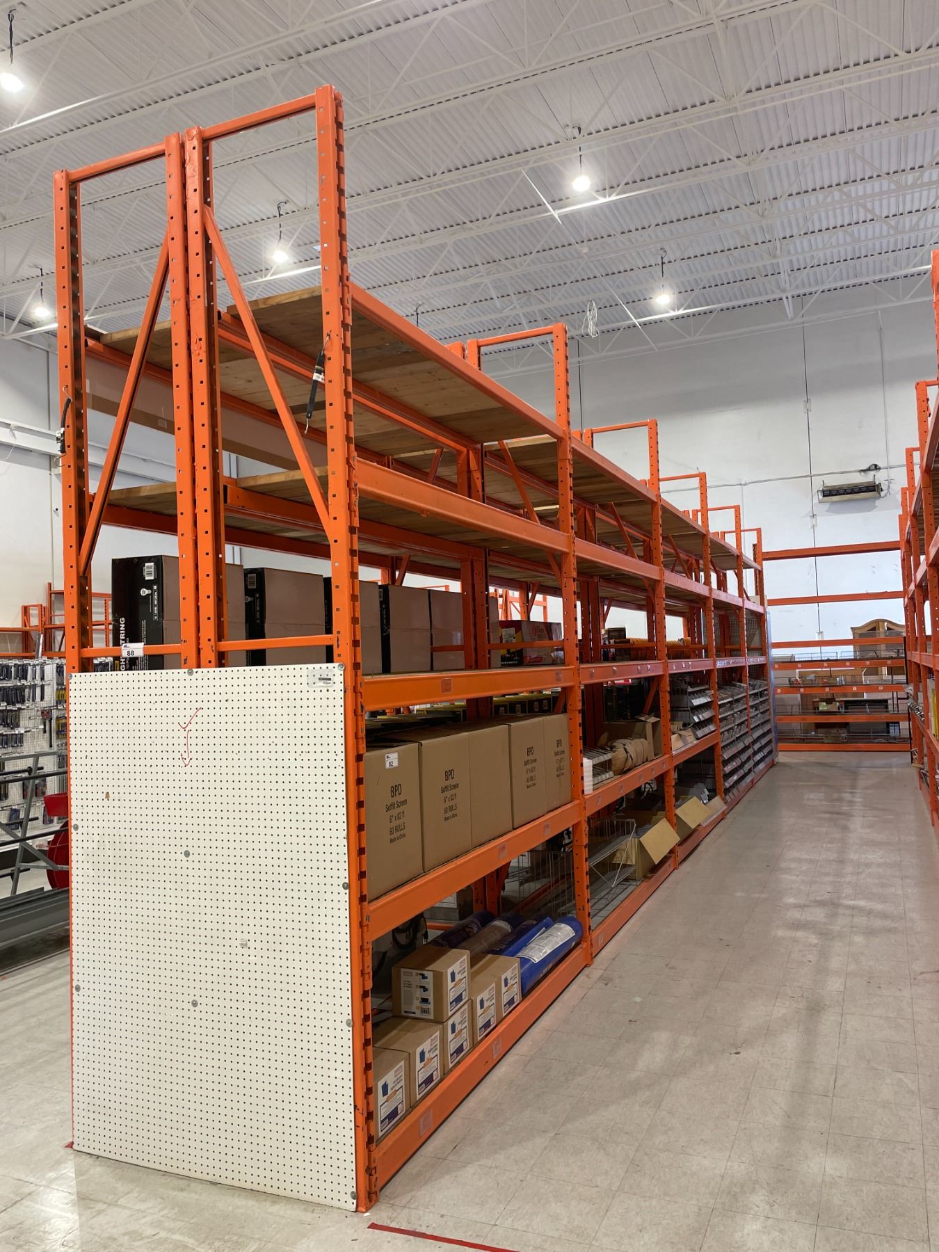 10 BAYS OF ORANGE 12' TALL 24