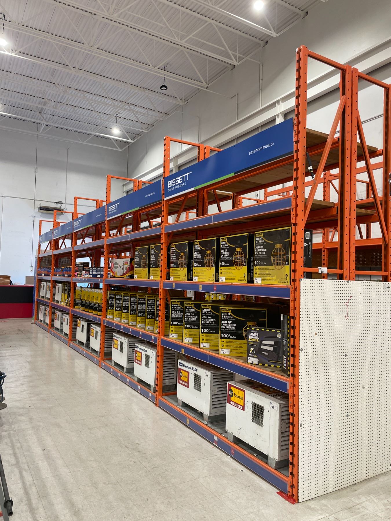 10 BAYS OF ORANGE 12' TALL 24