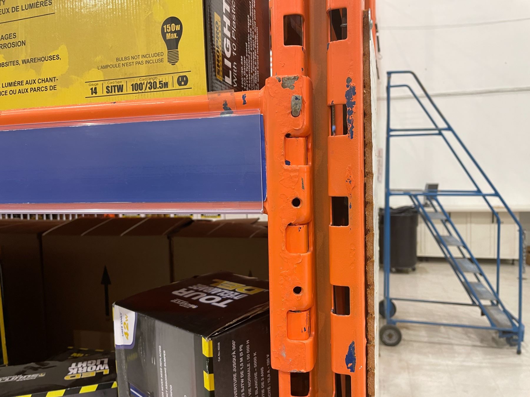 Orange Racking Parts 10 BAYS OF ORANGE 12' TALL 24