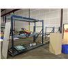 Image 1 : 15 BAYS OF ASSORTED HIGH 8' WIDTH DEPTH  BLUE INDUSTRIAL PALLET RACKING