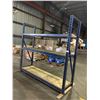 Image 2 : 15 BAYS OF ASSORTED HIGH 8' WIDTH DEPTH  BLUE INDUSTRIAL PALLET RACKING