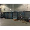 Image 3 : 7 BAYS OF BLUE 12' TALL  8' CROSSBAR 47" DEPTH ADJUSTABLE INDUSTRIAL PALLET RACKING
