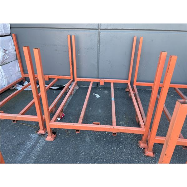 METAL 4 POST INDUSTRIAL FORKLIFT PRODUCT TRANSPORT PALLET