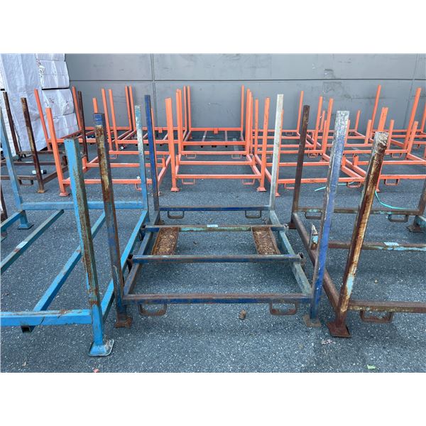 METAL 4 POST INDUSTRIAL FORKLIFT PRODUCT TRANSPORT PALLET