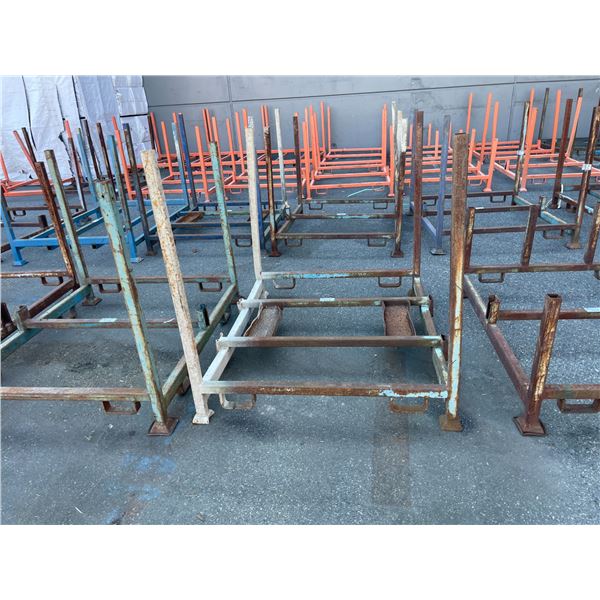 METAL 4 POST INDUSTRIAL FORKLIFT PRODUCT TRANSPORT PALLET