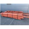 Image 3 : 3 PALLETS OF ASSORTED ADJUSTABLE INDUSTRIAL PALLET RACKING, & PALLET OF ORANGE INDUSTRIAL A-FRAMES