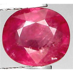 1.99ct RARE Top AAA Mozambique Pink Red Ruby VS Oval Cut  RETAIL $1800 (GEM-7165)
