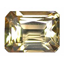 2.73ct RARE  Excellent Imperial Topaz Emerald Cut Untreated VVS RETAIL $2850 (GEM-4658)