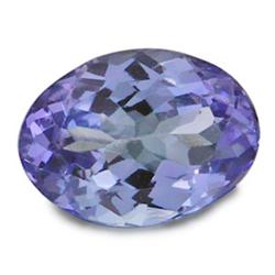 .1ct. Lovely Blue VVS A Block Tanzanite Oval Cut 5x3 mm RETAIL $500 (GMR-0222)