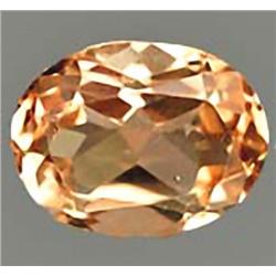 2.35ct RARE  Amazing Oval Champagne Imperial Topaz Untreated FLAWLESS RETAIL $2550 (GEM-4669B)