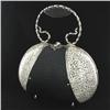 Image 1 : Ostrich Egg Handbag with Nickel Adornment  (ACT-062)