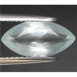 2.47ct RARE Marquise Mozambique Light Blue Green Aquamaline CLEAN RETAIL $1700 (GEM-7171)
