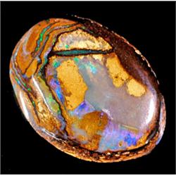 3.39ct RARE Glowing Green Crystal Core Yowah Boulder Opal RETAIL $2150 (GEM-4930)