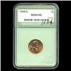 Image 3 : 1958D US Lincoln Cent Coin Gem+ Uncirc Red  (COI-1184)