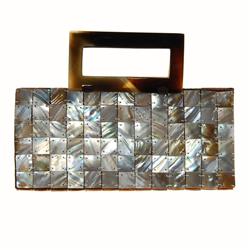 Handcrafted Mother of Pearl Handbag (ACT-166)