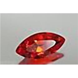 5mm Sparkling Marquise Red Sapphire Madascar VVS RETAIL $1550 (GEM-4609R)