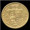 Image 2 : 1883 Great Britain Gold 1/2 Soverign Hi Grade RARE (COI-625)