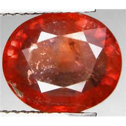4.92ct RARE Oval Cut Orange Padparascha Sapphire VS Cushion Cut  RETAIL $4500 (GEM-7234)