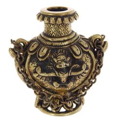 Antique Thai Garuda Brass Libation Bottle (ANT-445)