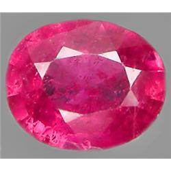  0.97ct RARE Top AAA Pink Red Ruby Mogok VS Oval Cut RETAIL $1000 (GEM-7470)