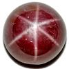 Image 1 : 3.25ct RARE Round Cab 6 Rays Natural Pink Red Star Ruby RETAIL $1850 (GEM-7432)