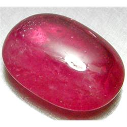 7.30ct RARE Oval Cab Top AAA Pink Red Ruby Mogok VS RETAIL $2350 (GEM-7421)
