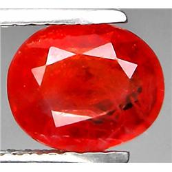 1.39ct RARE Oval Cut Orange Red Padparascha Sapphire VS RETAIL $1250 (GEM-7600)