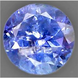 0.59ct VERY RARE  Round Cut Top AAA Blue Natural Tanzanite VS/SI RETAIL $675 (GEM-7528)