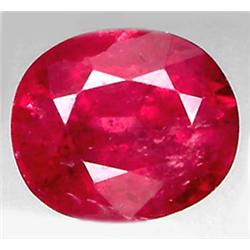 1.66ct RARE Top AAA Mozambique Pink Red Ruby VS Oval Cut  RETAIL $1400 (GEM-7288)