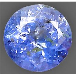 0.57ct VERY RARE  Round Cut Top AAA Blue Natural Tanzanite VS/SI RETAIL $650 (GEM-7568)