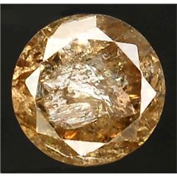 .29ct RARE Round Cut Unheated Fancy Diamond RETAIL $1950 (GEM-7306)