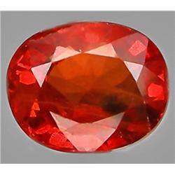 1.23ct RARE Oval Cut Orange Red Padparascha Sapphire VS RETAIL $1150 (GEM-7585)