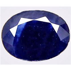 1.20ct RARE Natural Blue Sapphire Oval Gemstone CLEAN RETAIL $750 (GEM-7833)