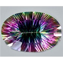 33.72ct Excellent Rainbow Color Mystic Topaz FLAWLESS RETAIL $1800 (GEM-7630)