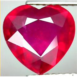 3.69ct RARE Precious Heart Top Red Natural Ruby Madagascar CLEAN CLEAR RETAIL $1600 (GEM-7812)