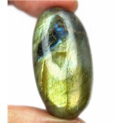 48ct VERY Brilliant Natural Flash Labradorite Cabochon Gem RETAIL $4500 (GEM-7732)