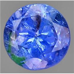 0.70ct VERY RARE  Round Cut Top AAA Blue Natural Tanzanite VS/SI RETAIL $800 (GEM-7551)