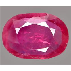 2.30ct RARE Oval Cut Top AAA Pink Red Ruby Mogok VVS RETAIL $2150 (GEM-7395)