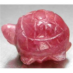 11.35ct Hand Carved Rich Red Ruby Turtle  RETAIL $1150 (GEM-7451)