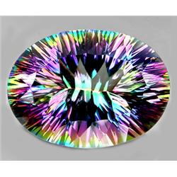 7.20ct RARE Oval Cut Top AAA Mozambique White Pink Kunzite VS RETAIL $4750 (GEM-7380)